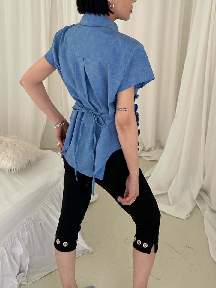 Chavi - Korean Women Fashion - #womensfashion - Frill Vintage Shirt - 5