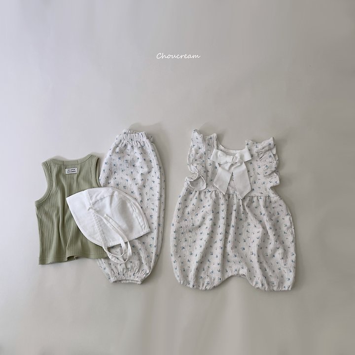 Choucream - Korean Baby Fashion - #babyboutiqueclothing - Frill Ribbon Suit - 12