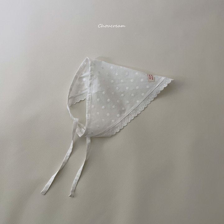 Choucream - Korean Baby Fashion - #babyfashion - Lace Scarf Headwrap - 3