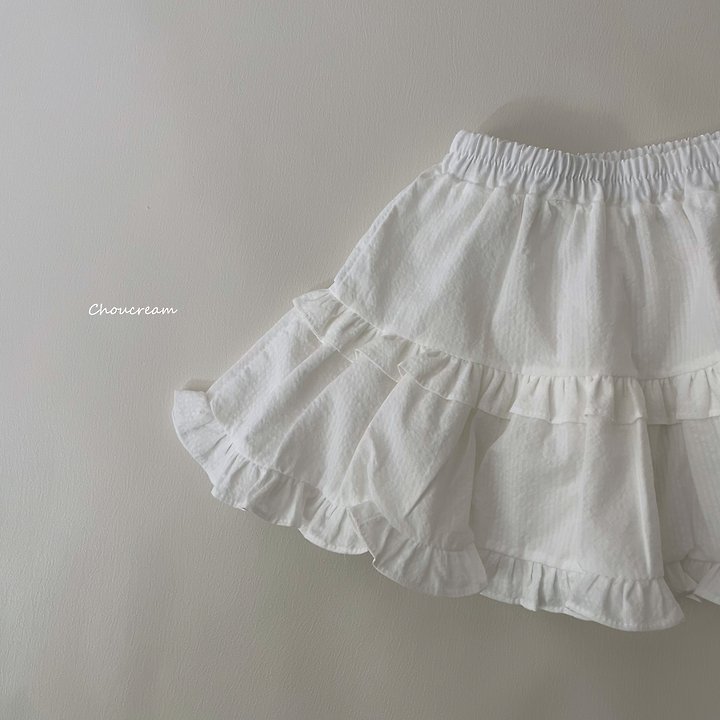 Choucream - Korean Baby Fashion - #babyfever - Pure Frill Skirt - 7