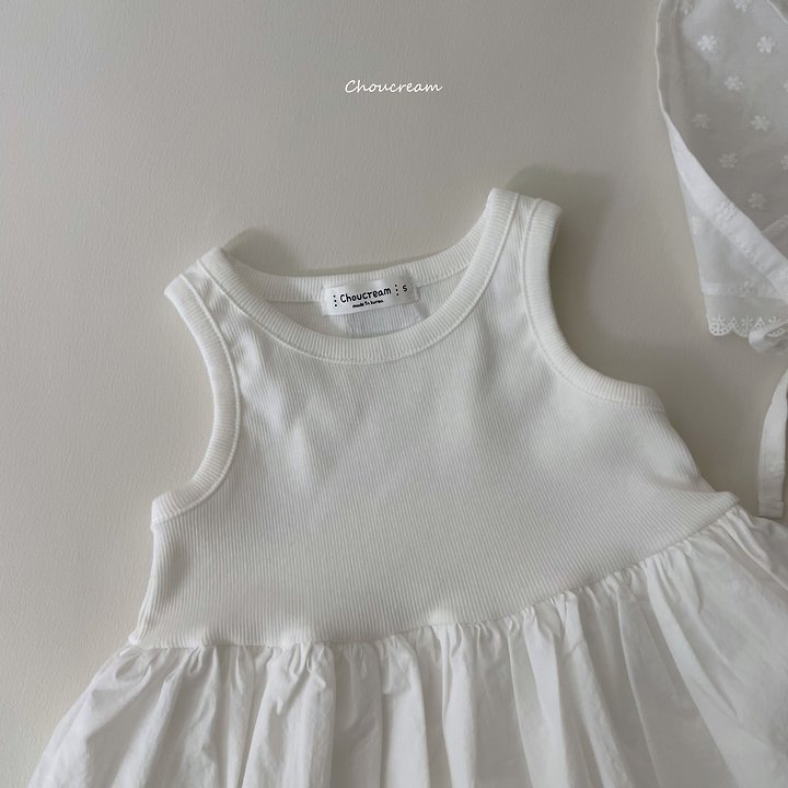 Choucream - Korean Baby Fashion - #babyfever - Balloon Sleeveless One-piece - 4