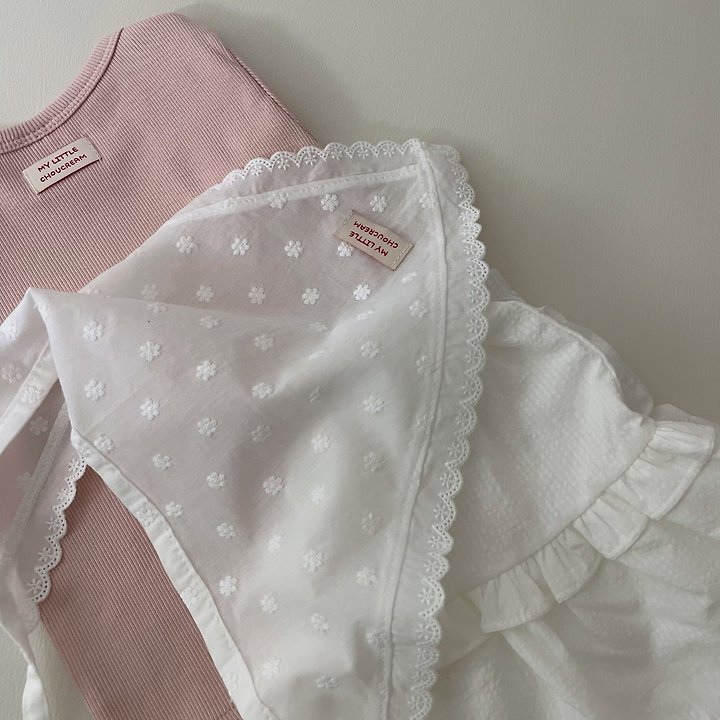 Choucream - Korean Baby Fashion - #babyoninstagram - Lace Scarf Headwrap - 7