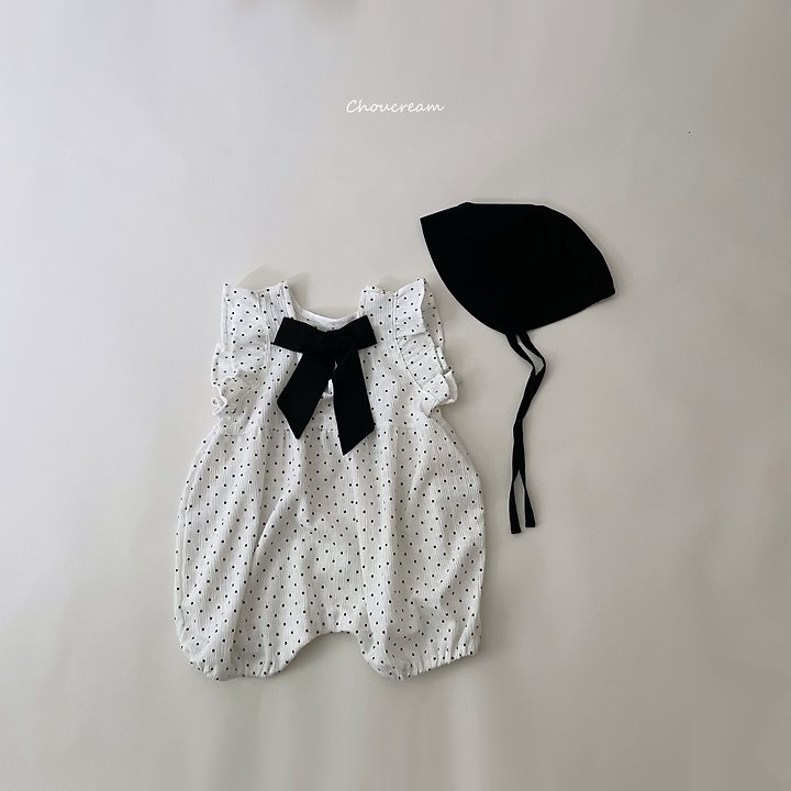 Choucream - Korean Baby Fashion - #babyoninstagram - Frill Ribbon Suit - 3