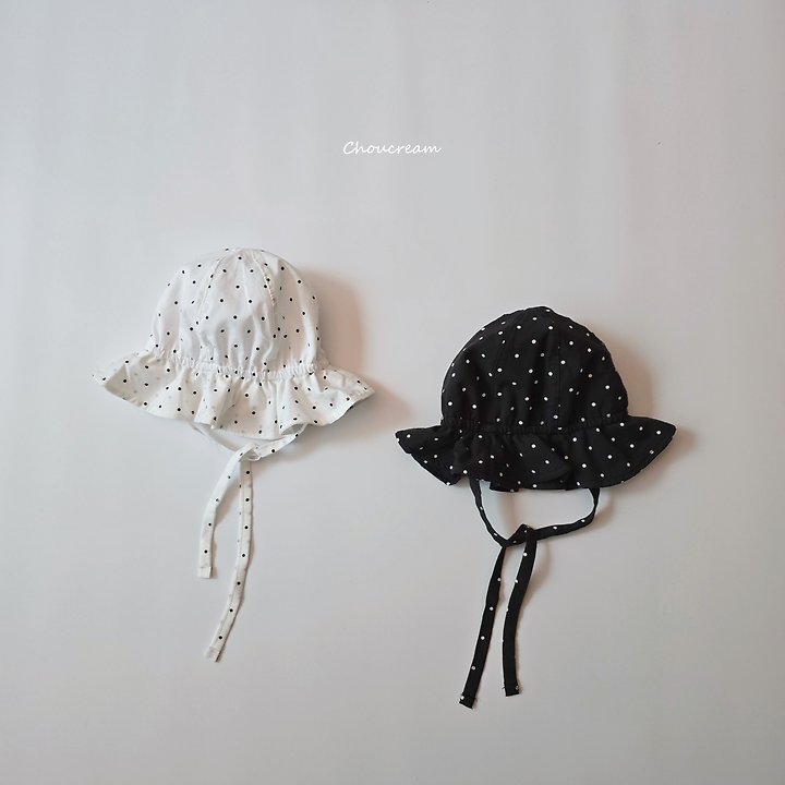 Choucream - Korean Baby Fashion - #babyoutfit - Dot Bucket Hat