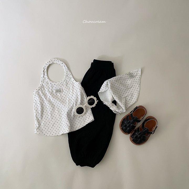 Choucream - Korean Baby Fashion - #babyoutfit - Dot Scarf Headwrap - 10