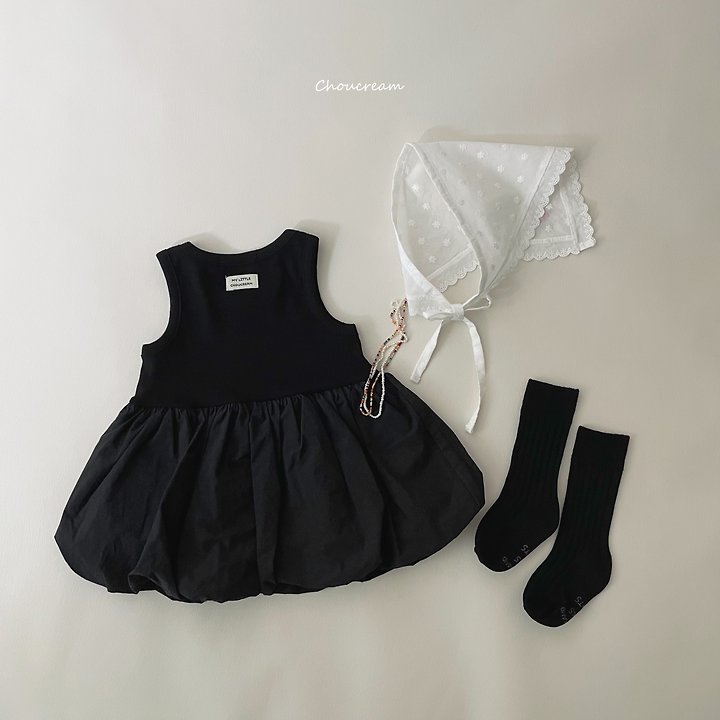 Choucream - Korean Baby Fashion - #babyoutfit - Balloon Sleeveless One-piece - 9
