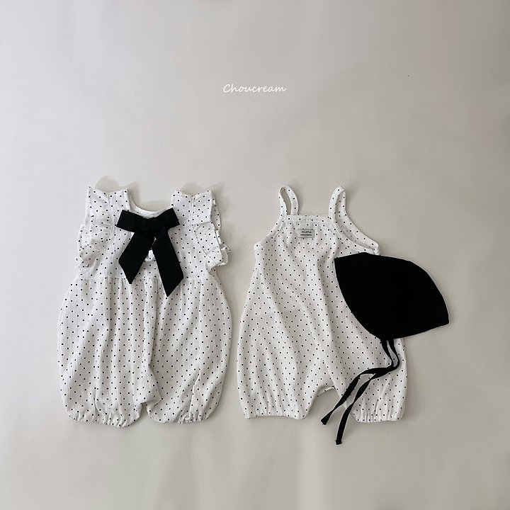 Choucream - Korean Baby Fashion - #babyoutfit - Frill Ribbon Suit - 6