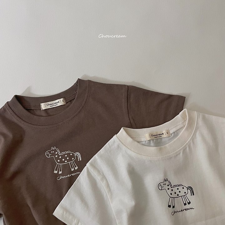 Choucream - Korean Baby Fashion - #babyoutfit - Pony Tee - 2