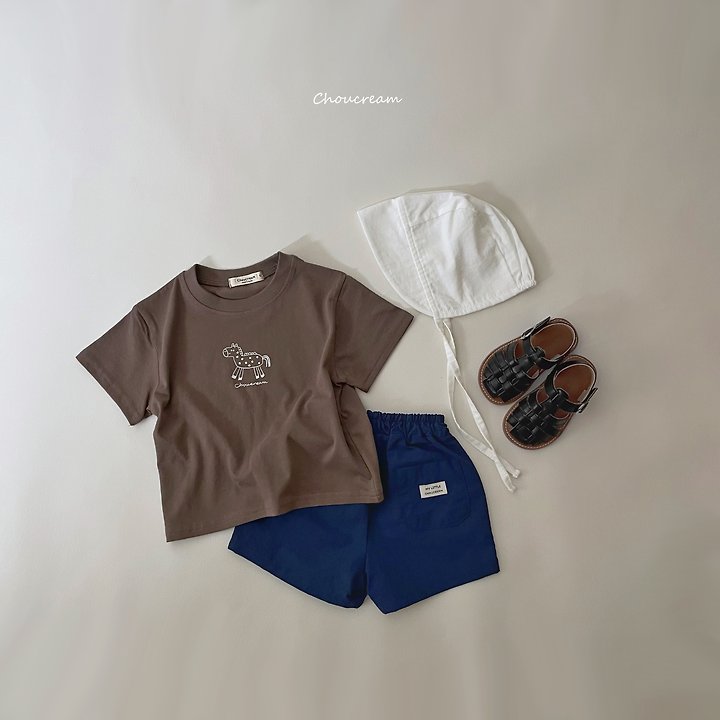 Choucream - Korean Baby Fashion - #babyoutfit - Pony Tee - 3