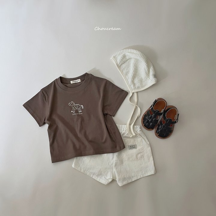Choucream - Korean Baby Fashion - #babyoutfit - Pony Tee - 4