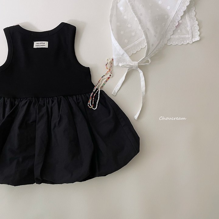 Choucream - Korean Baby Fashion - #onlinebabyboutique - Balloon Sleeveless One-piece - 11