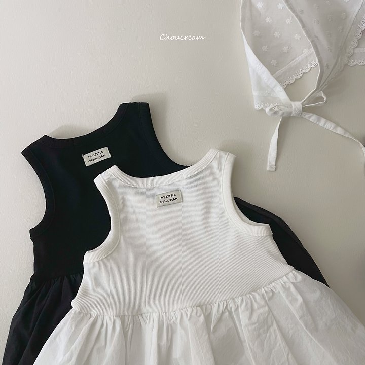 Choucream - Korean Baby Fashion - #onlinebabyshop - Balloon Sleeveless One-piece - 12