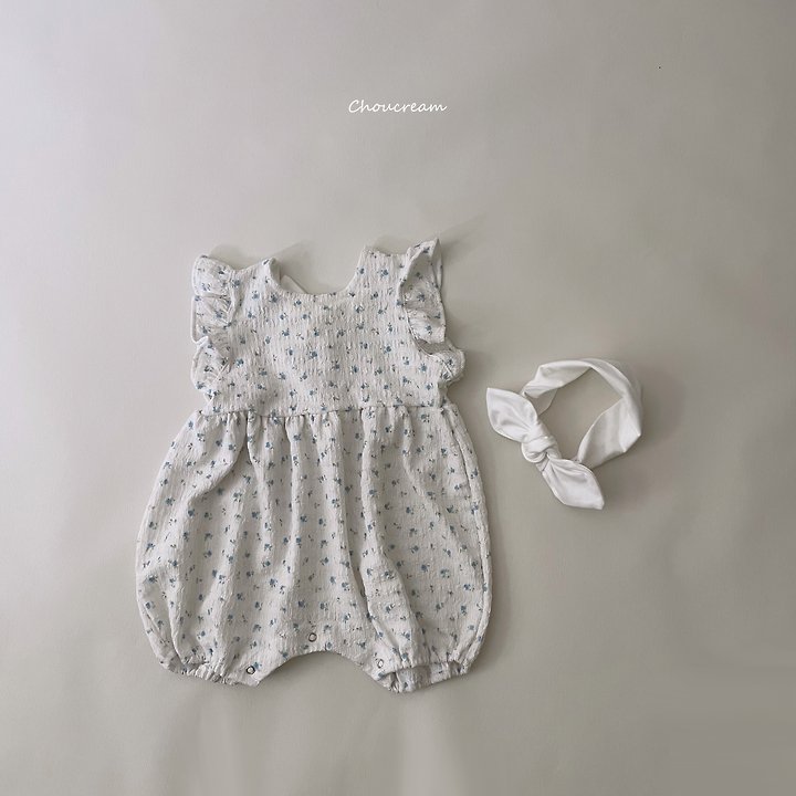 Choucream - Korean Baby Fashion - #onlinebabyshop - Frill Ribbon Suit - 9