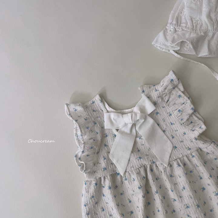 Choucream - Korean Baby Fashion - #smilingbaby - Frill Ribbon Suit - 10