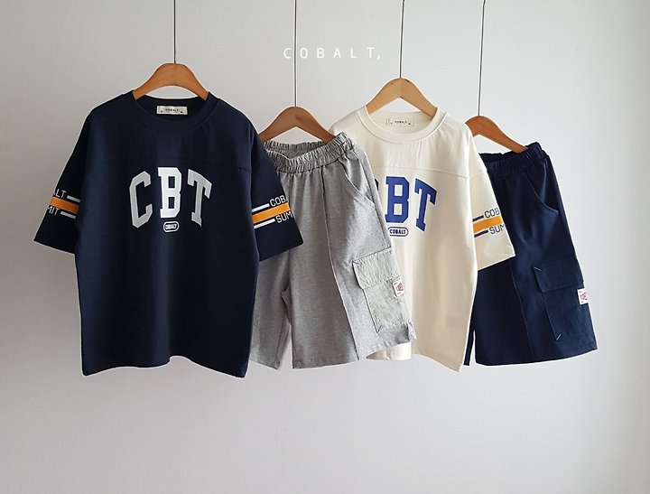 Cobalt - Korean Children Fashion - #Kfashion4kids - Bartack Cargo Pants - 6