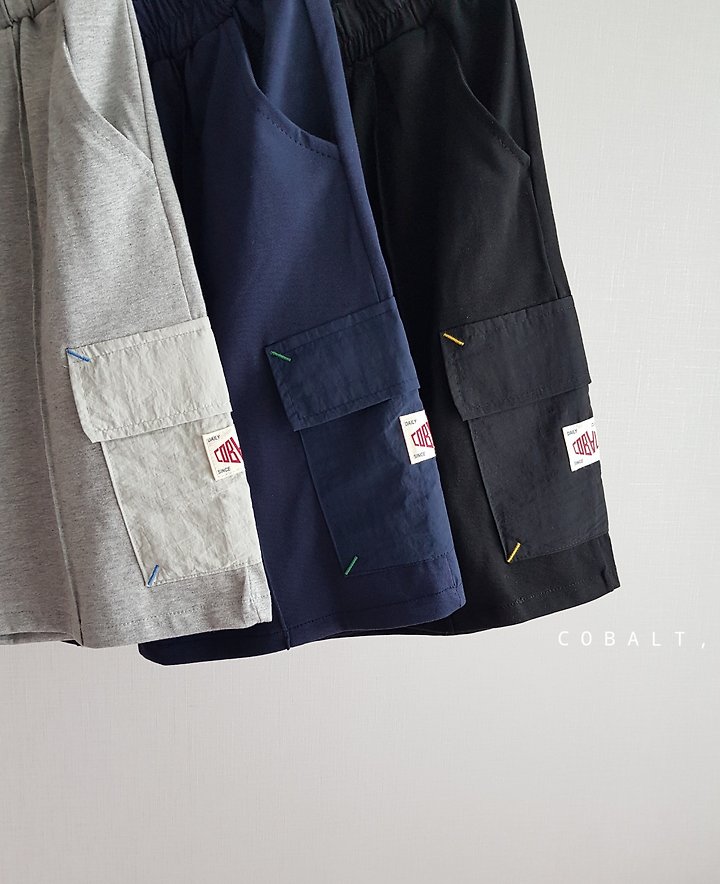 Cobalt - Korean Children Fashion - #childofig - Bartack Cargo Pants - 12