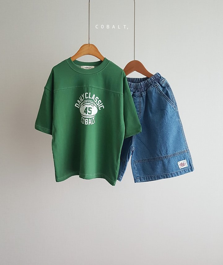 Cobalt - Korean Children Fashion - #childofig - Work Half Denim Shorts - 7