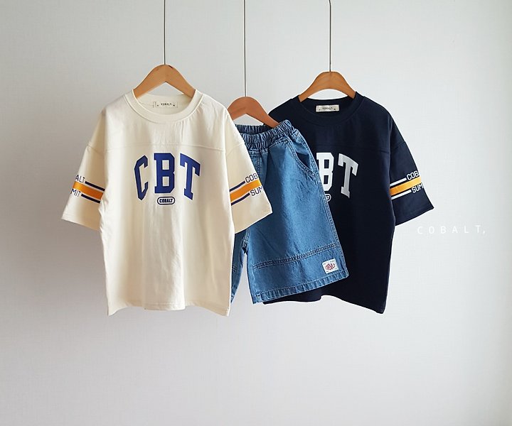 Cobalt - Korean Children Fashion - #childofig - Two-Line Tee - 7