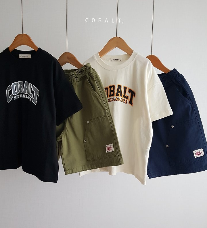 Cobalt - Korean Children Fashion - #childrensboutique - C Logo Tee - 7