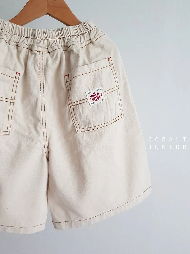 Cobalt - Korean Children Fashion - #childrensboutique - Stitch Pants - 6