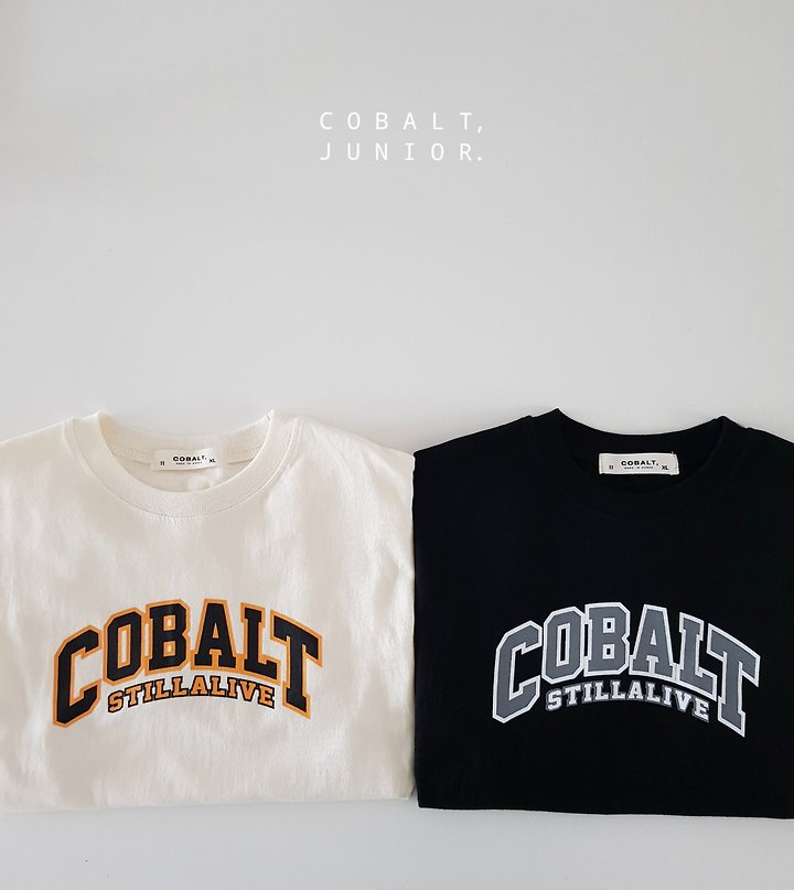 Cobalt - Korean Children Fashion - #designkidswear - C Logo Tee - 8