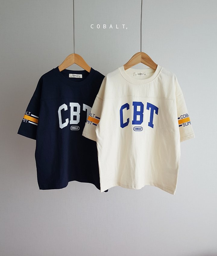 Cobalt - Korean Children Fashion - #fashionkids - Two-Line Tee - 11