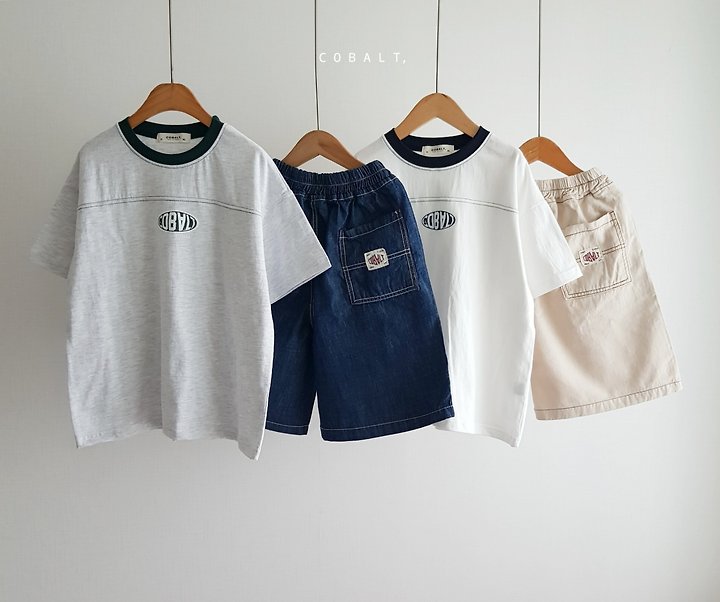 Cobalt - Korean Children Fashion - #kidsshorts - Circle Tee - 8