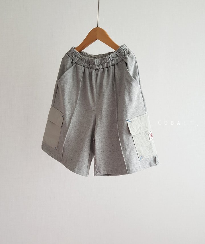 Cobalt - Korean Children Fashion - #kidsshorts - Bartack Cargo Pants - 3
