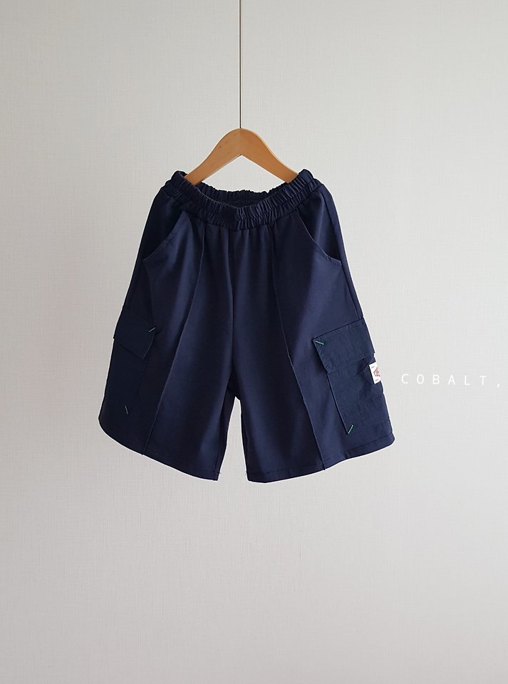 Cobalt - Korean Children Fashion - #kidzfashiontrend - Bartack Cargo Pants - 5