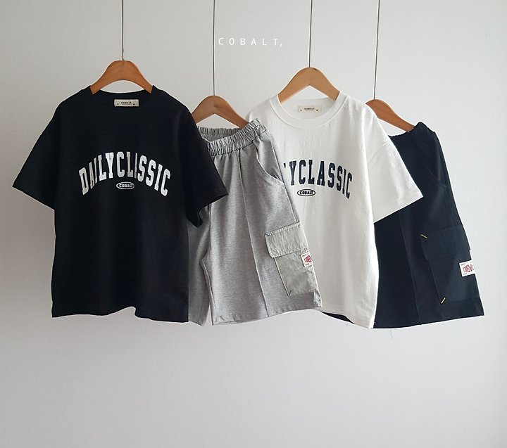 Cobalt - Korean Children Fashion - #kidsstore - Daily Slub Tee - 4