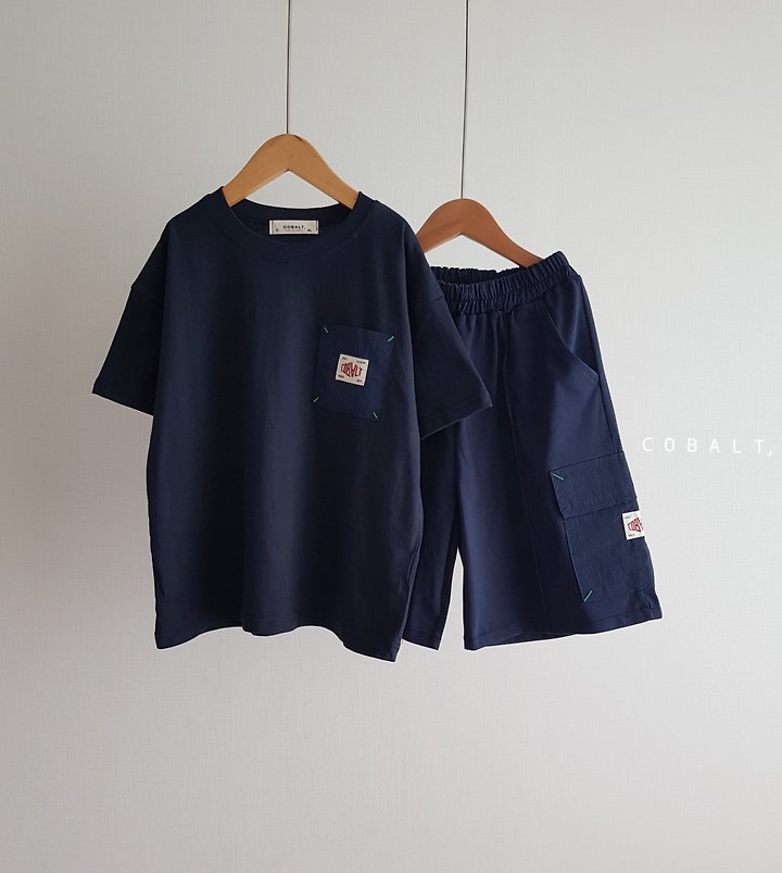 Cobalt - Korean Children Fashion - #littlefashionista - Bartack Pocket Tee - 9