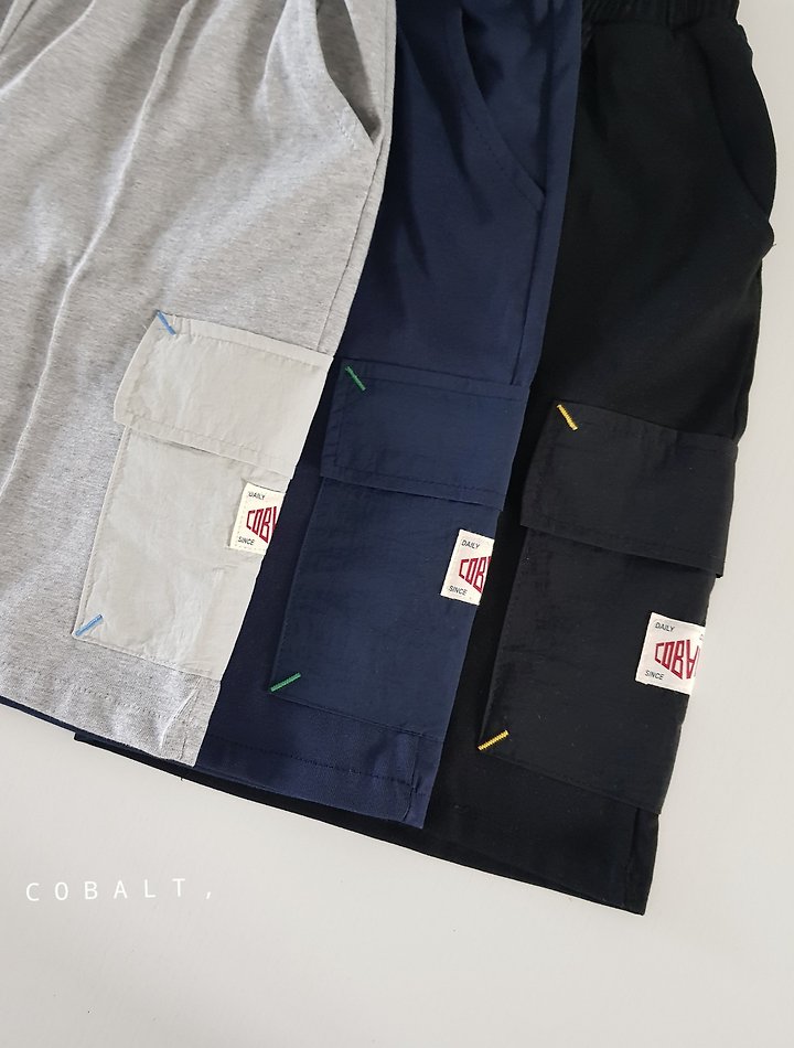 Cobalt - Korean Children Fashion - #littlefashionista - Bartack Cargo Pants - 7