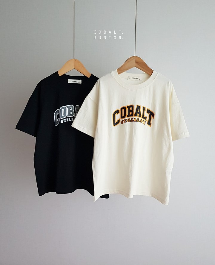 Cobalt - Korean Children Fashion - #minifashionista - C Logo Tee