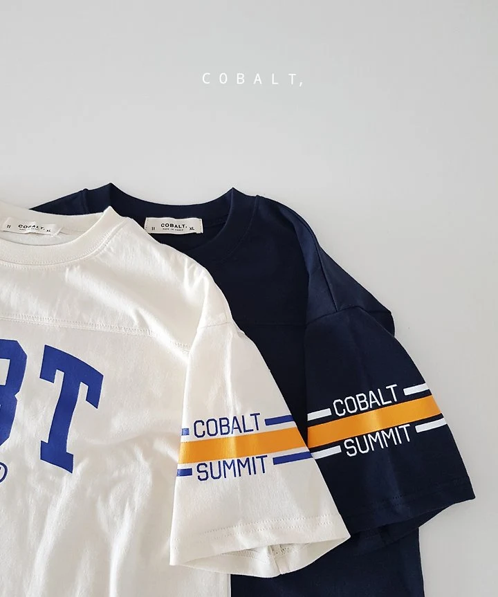 Cobalt - Korean Children Fashion - #magicofchildhood - Two-Line Tee - 4
