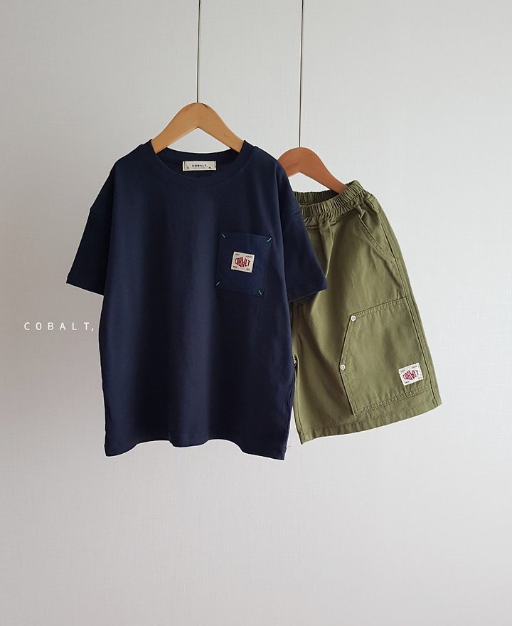 Cobalt - Korean Children Fashion - #prettylittlegirls - Bartack Pocket Tee - 12