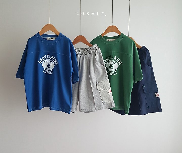 Cobalt - Korean Children Fashion - #prettylittlegirls - Bartack Cargo Pants - 10