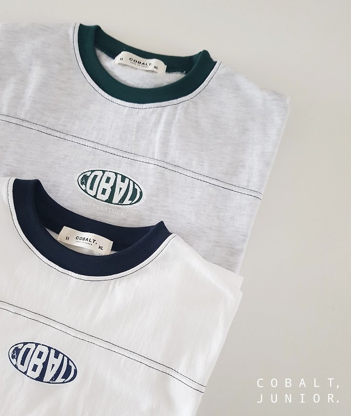 Cobalt - Korean Children Fashion - #toddlerclothing - Circle Tee