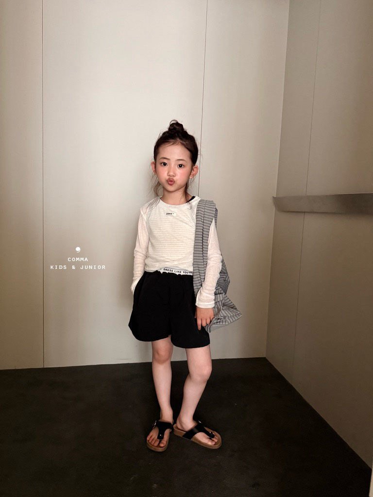 Comma - Korean Children Fashion - #childofig - Band Shorts - 12