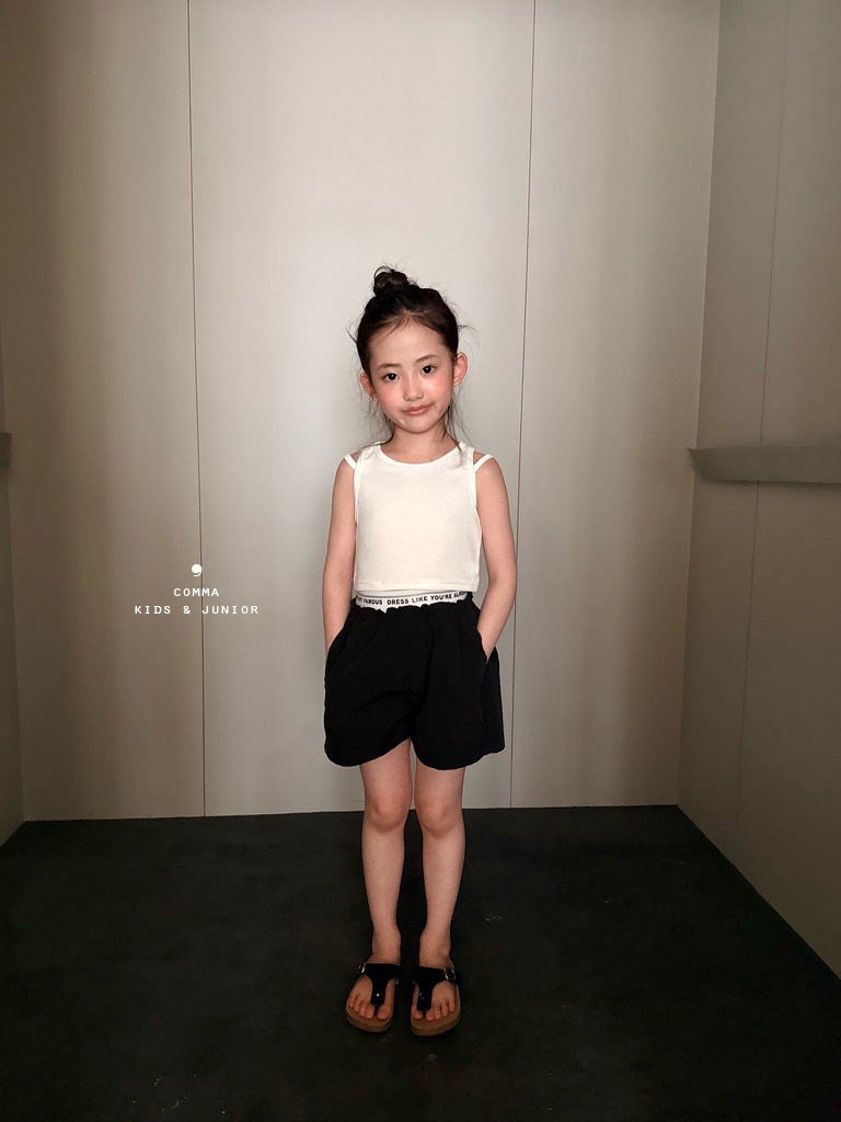 Comma - Korean Children Fashion - #childofig - Cropped Double-Line Sleeveless - 11