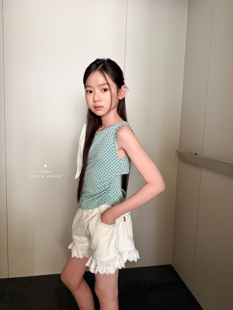 Comma - Korean Children Fashion - #childrensboutique - Lace Cotton Pants - 8