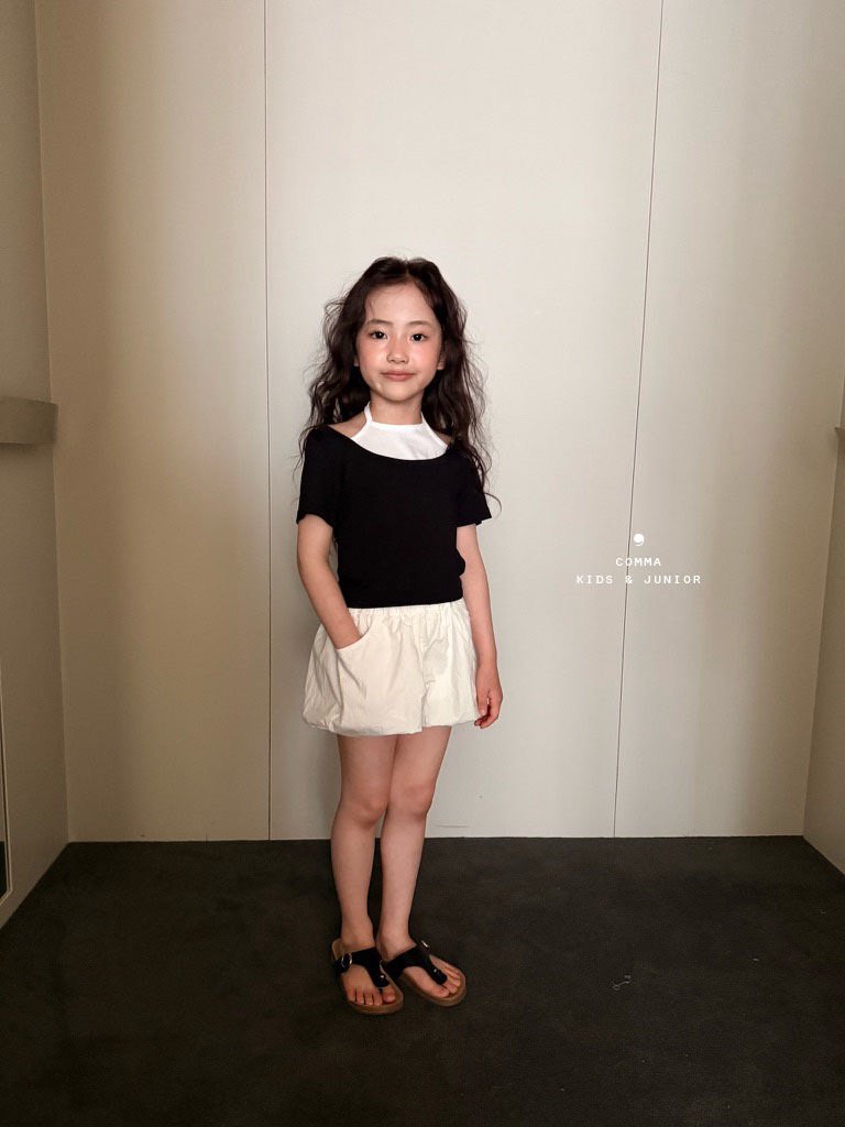 Comma - Korean Children Fashion - #childrensboutique - Halter Layered Tee - 6