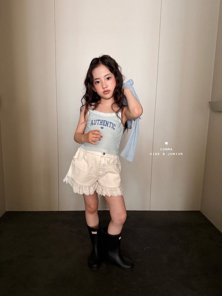 Comma - Korean Children Fashion - #designkidswear - Lace Sleeveless - 10