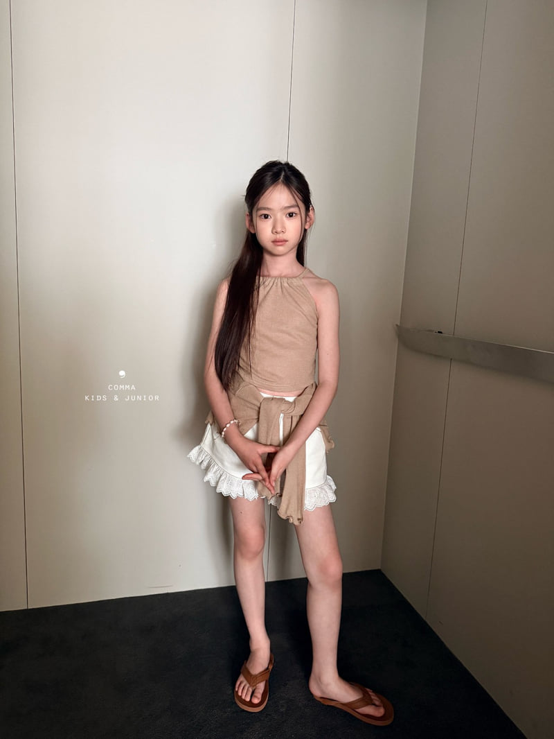 Comma - Korean Children Fashion - #discoveringself - Lace Cotton Pants - 10