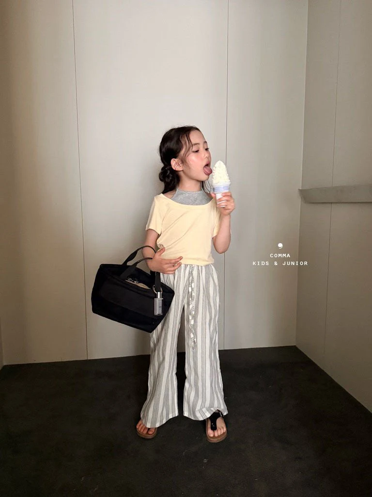 Comma - Korean Children Fashion - #fashionkids - Halter Layered Tee - 9