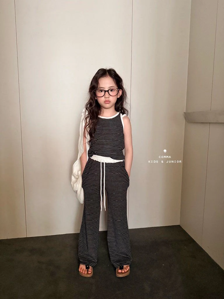 Comma - Korean Children Fashion - #kidsstore - Stripe Pants - 12