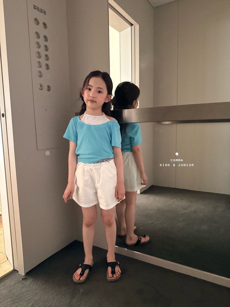 Comma - Korean Children Fashion - #kidzfashiontrend - Band Shorts - 3