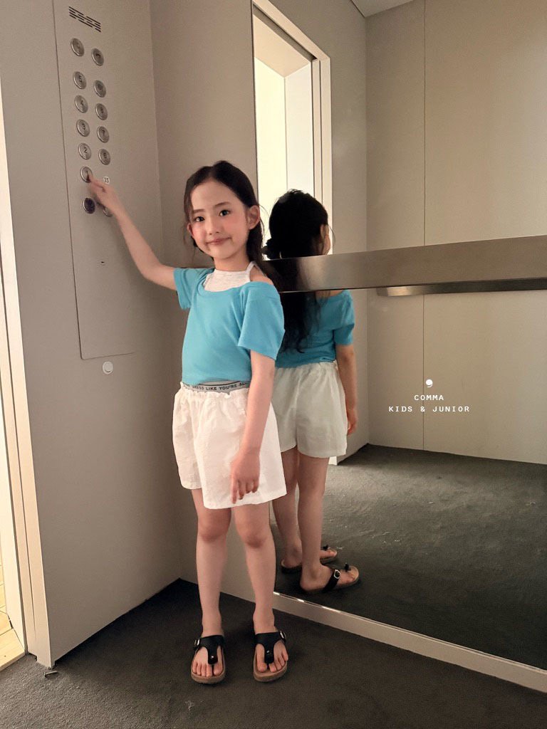 Comma - Korean Children Fashion - #littlefashionista - Band Shorts - 5