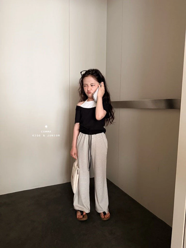 Comma - Korean Children Fashion - #toddlerclothing - Halter Layered Tee - 3
