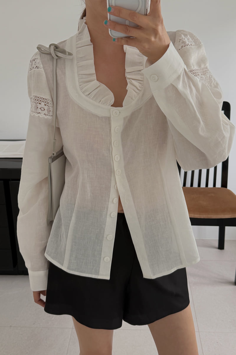 Connaught - Korean Women Fashion - #momslook - Cocos Blouse - 5