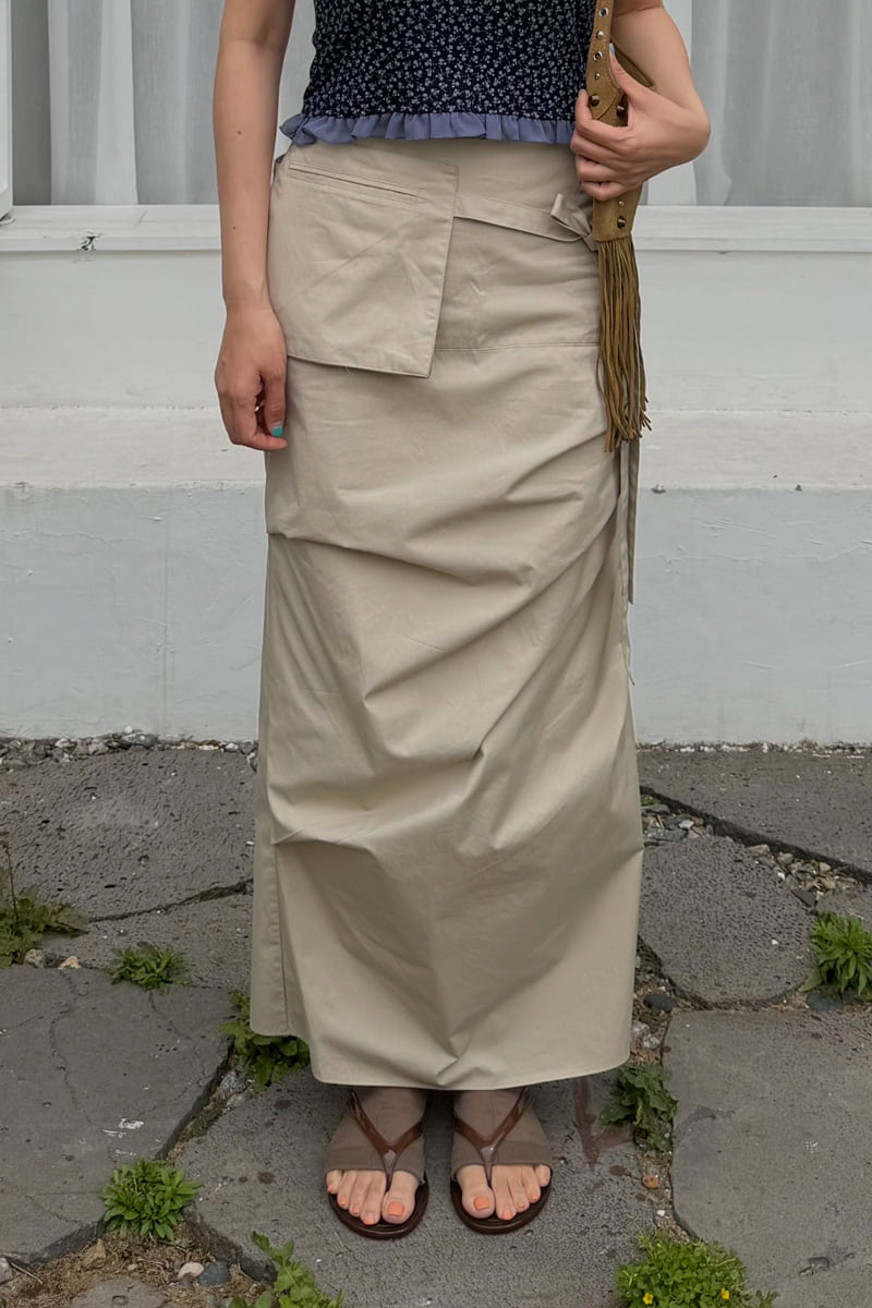 Connaught - Korean Women Fashion - #momslook - Jenner Long Skirt - 12